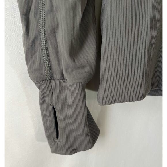 LULULEMON Dance Studio Reversible Hoodie Jacket Full Zip Gray Color Size 4 - Picture 5 of 10